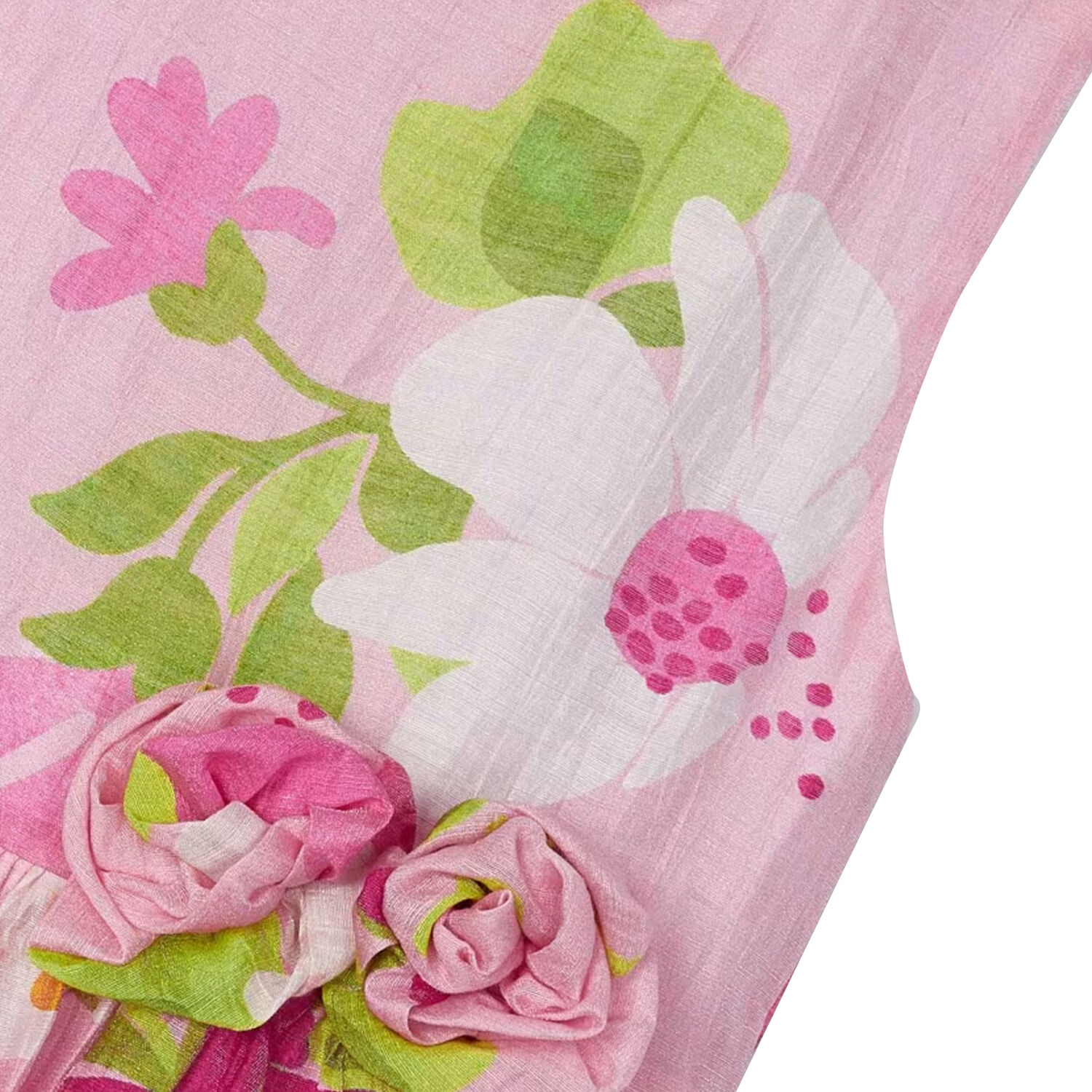 Girls Pink Floral Dress, 2, hi-res image number null